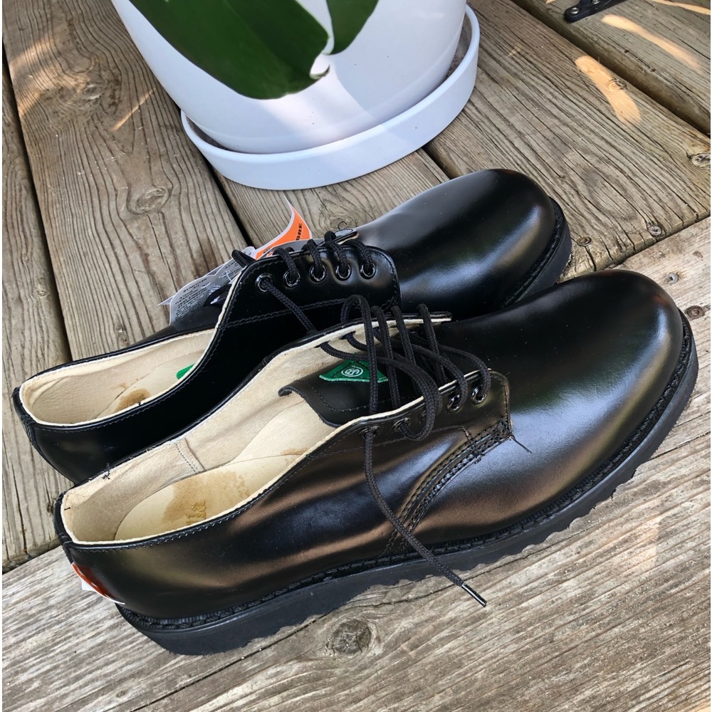 COPY - VTG Gorilla Women’s Work Shoe Size 8 NWT Black Steel Toe Leather
